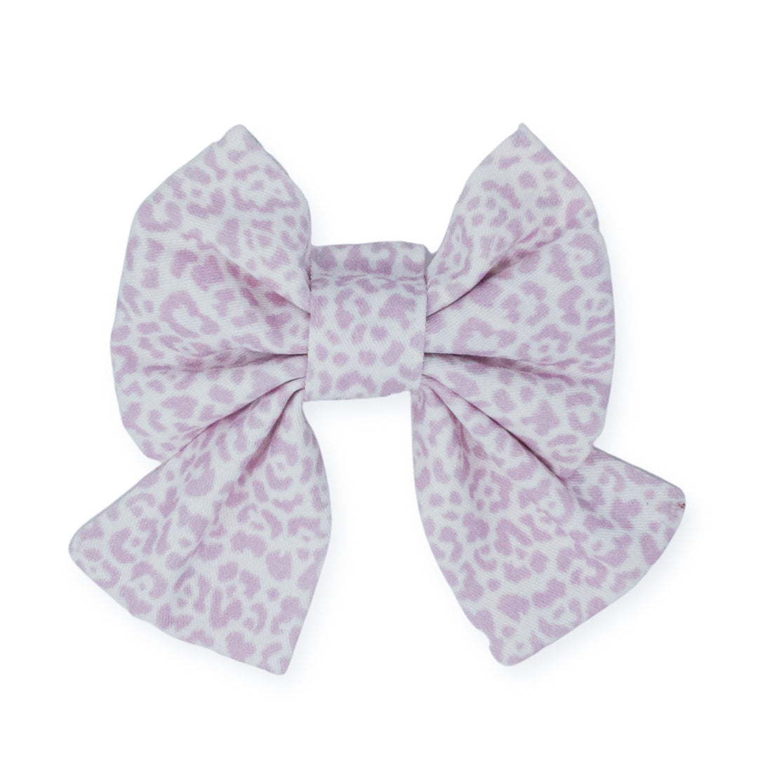 French Lavender Reversible Dog Harness + Sailor Bow Walk Set