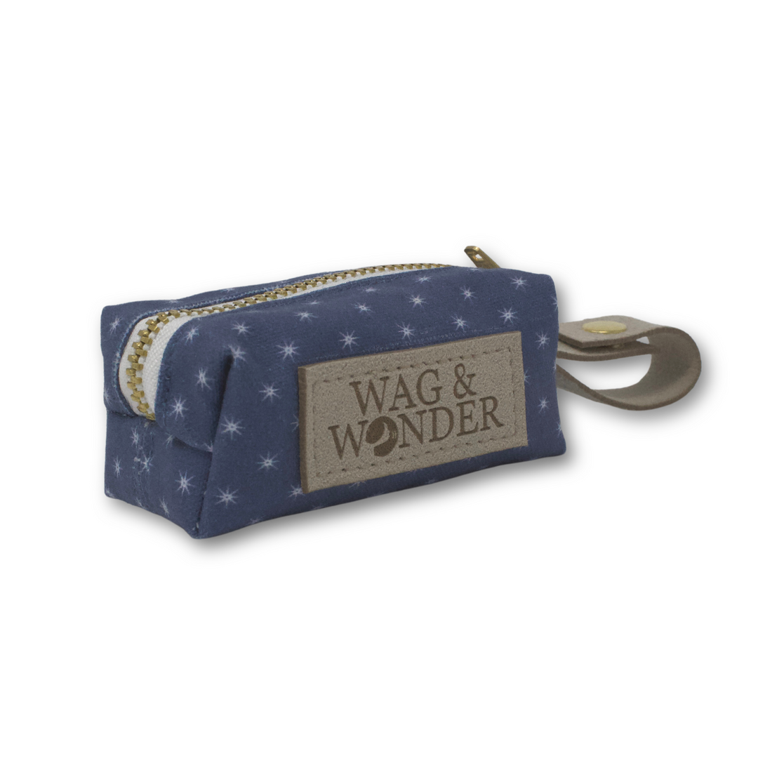 Starry Sky Classic Dog Collar + Sailor Bow Walk Set